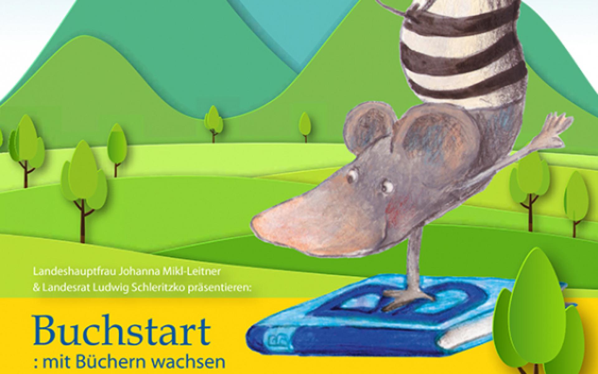 Plakat Buchstart NÖ